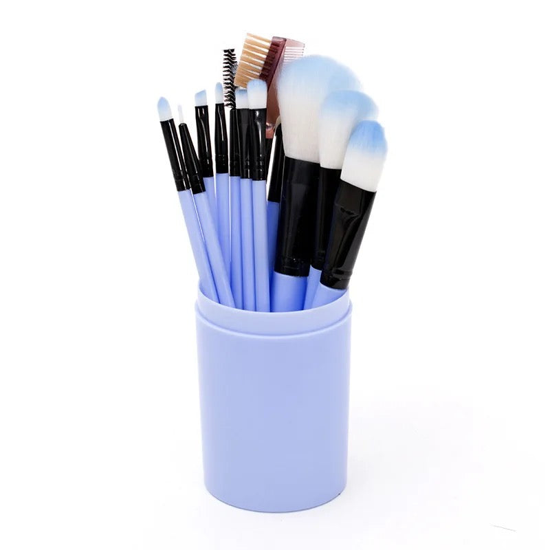 12 piece makeup brush set