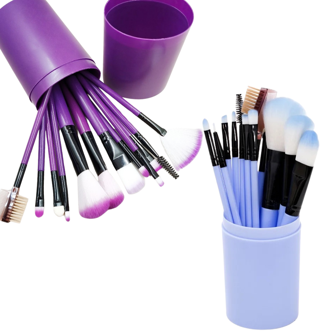 12 piece makeup brush set
