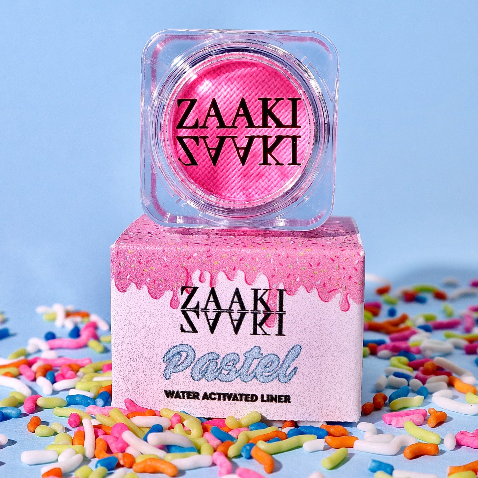Zaaki Zaaki Pastel pink water activated eyeliner in shade strawberry sherbet